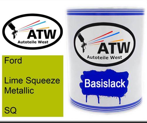 Ford, Lime Squeeze Metallic, SQ: 1L Lackdose, von ATW Autoteile West.